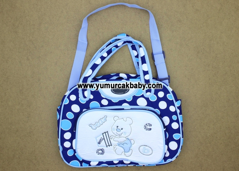 Puanlı fitilli bebe bakım çantası  0028